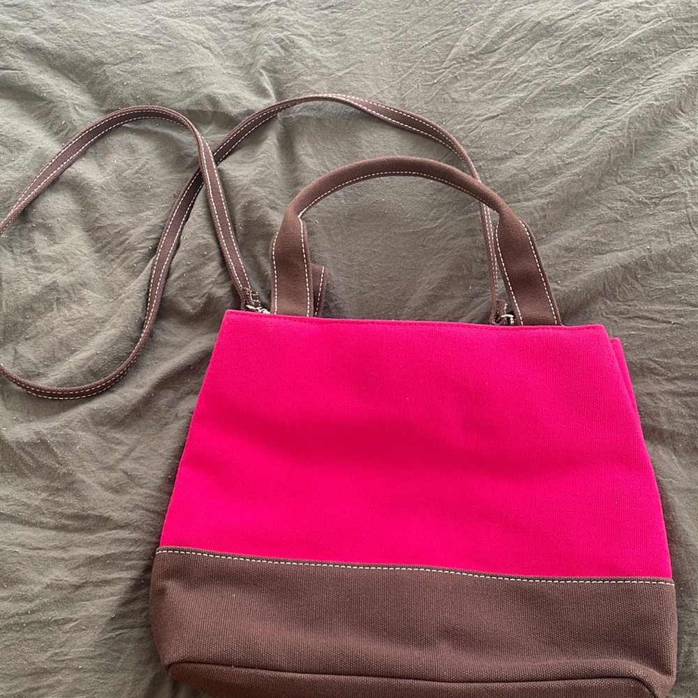 90s purse - Pink & Brown